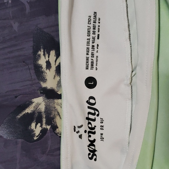 3/$65 society 6 printed panda leggings - Picture 3 of 6